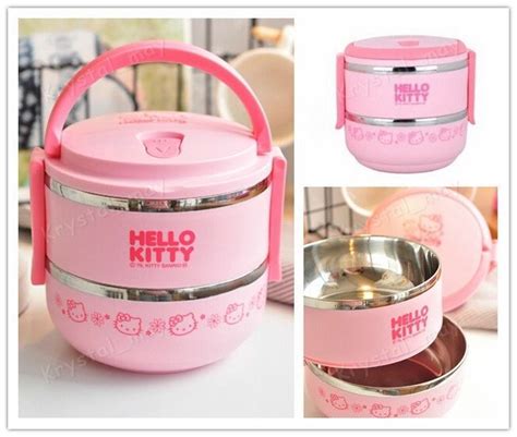 Sanrio Hello Kitty Cute Stainless Steel Bento Box 